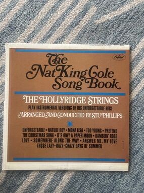3/$50 The Nat King Cole Song Book - The Hollyridge Strings - rare vinyl